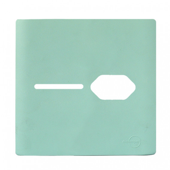 Placa p/ 1 Interruptor + tomada 4x4 - Novara Siciliano